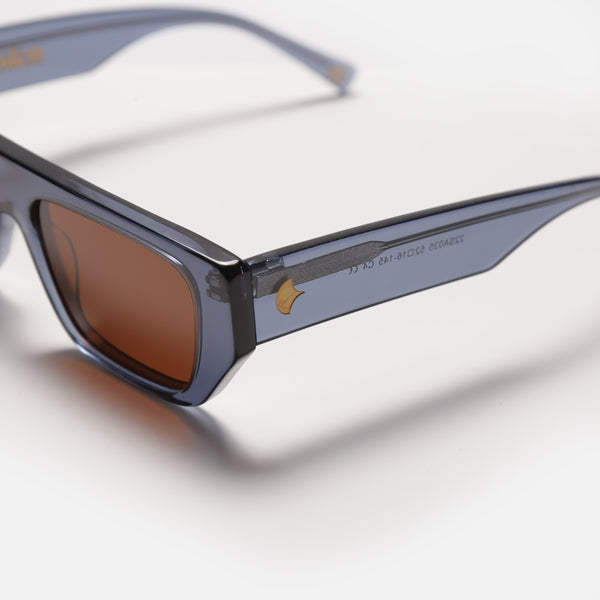 OTR Sunglasses || Blue Frames + Orange lens